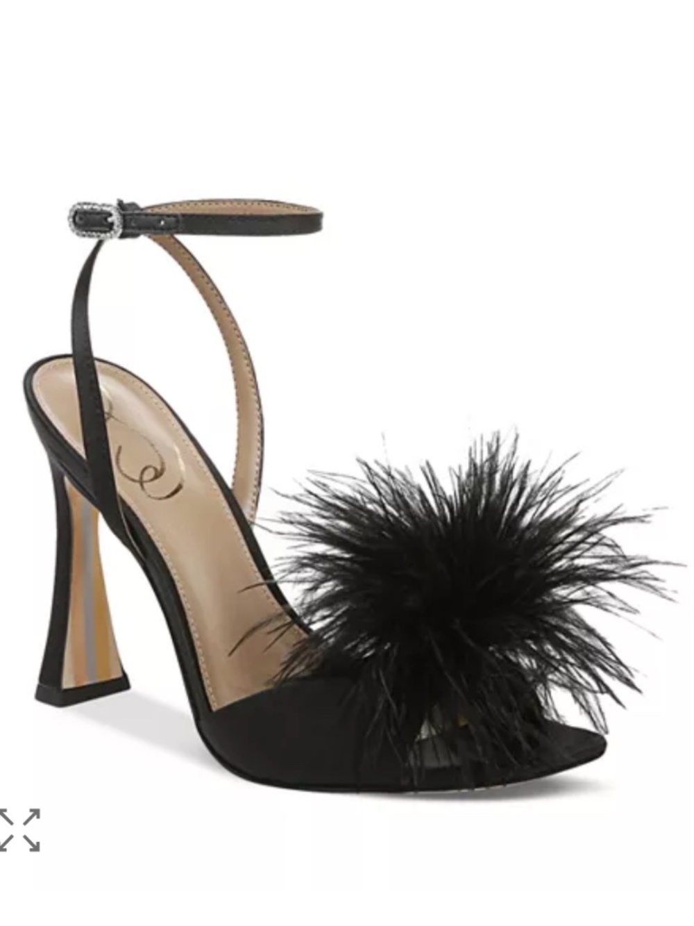 Sam Edelman - Women's Yaro Feather Heel Sandals
